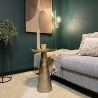 Starfurn Ronde salontafel Daisy - ø40 cm - antiek goud