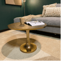 Starfurn Ronde salontafel Amara - ø65 cm - antiek goud