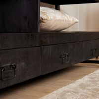 Starfurn Tv meubel Boaz Black - 220 cm - zwart