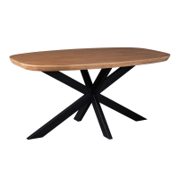 Eettafel Madison Deens ovaal 160 cm - naturel