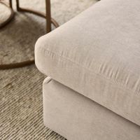 Starfurn Jesse 2,5-zitsbank ottomane rechts - beige