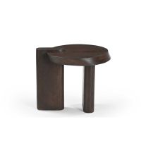 Bijzettafel Rava 50 cm - donkerbruin