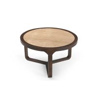 Starfurn Salontafel Morris 75 cm - donkerbruin/marmer