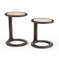 Starfurn Bijzettafel Vinn rond set van 2 - beige