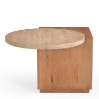 Starfurn Bijzettafel Numa 60 cm - naturel
