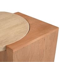 Starfurn Bijzettafel Numa 60 cm - naturel