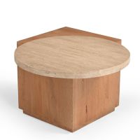 Starfurn Bijzettafel Numa 60 cm - naturel