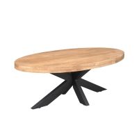 Starfurn Salontafel Dakota ovaal 130 cm - naturel