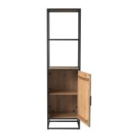 Starfurn Boekenkast Dakota 1 deur 55 cm - naturel