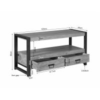 Starfurn Tv meubel Britt 120 cm - naturel