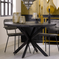  Eettafel Yellov rond van het woonmerk Light & Living