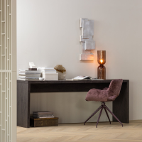 Woood Maan sidetable mdf - donkerbruin