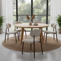 Sumi eetkamerstoel beige