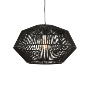 Deya hanglamp Ø40x24 cm mat zwart van het woonmerk Light&Living