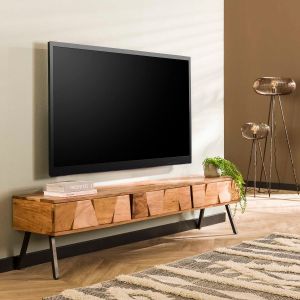 Angel tv-meubel acacia hout naturel 180cm van het woonmerk Fraaai