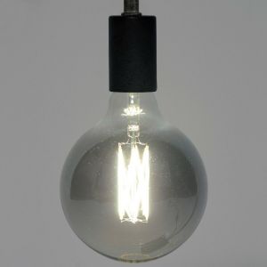 LED lamp gloeidraad bol 12.5 cm E27 grijs