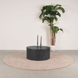 Oliva salontafel 70x70x30 cm - zwart