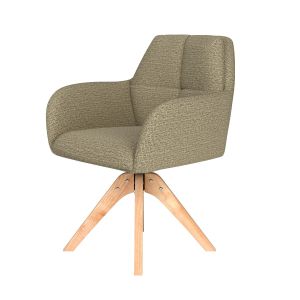 Dannie draaistoel hout