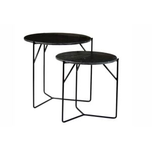 Oslo bijzettafel ovaal 160 cm - zwart