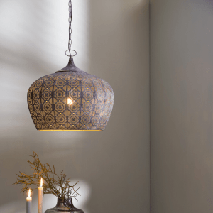 Emine hanglamp brons 51,5cm  van het woonmerk Light&Living