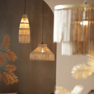 Latika hanglamp Ø45x30 cm naturel
