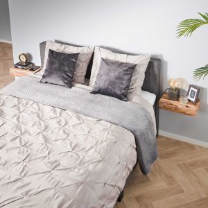 Hardy nachtkastje zwevend acacia hout L | set van 2 van het woonmerk Fraaai