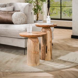Brice bijzettafel L - massief acacia naturel