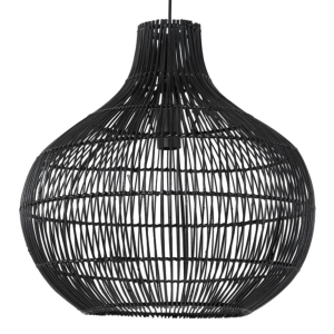 Pacino hanglamp rotan zwart 50cm van het woonmerk Light&Living