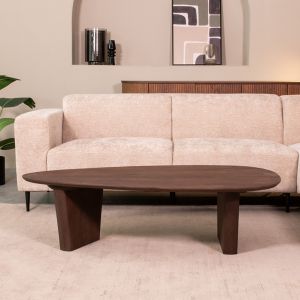 Wow salontafel mangohout 135 cm - espresso