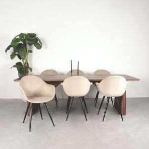 Jule eettafel 210x100x75 cm - walnoot