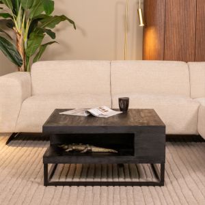 Cube salontafel mangohout 80 cm