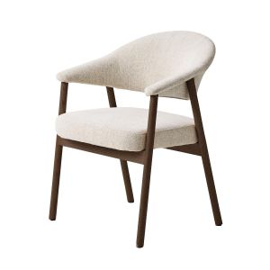 Tisha eetkamerstoel donkerbruin