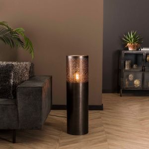 Odetta vloerlamp cilinder zwart nikkel ø25 x 90 cm van het woonmerk Fraaai