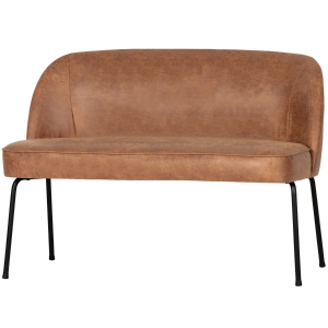 Vogue eetbank leer - cognac
