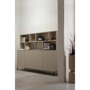 New gravure wandkast - grenen dust