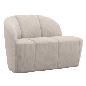 Mojo 2-zits bankje links wollig