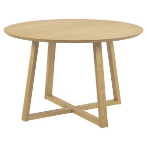 Nøra Justine ronde eettafel Ø120x75 cm | geolied eikenfineer - naturel