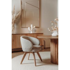 Tower Living Crotone eettafel - ø130 cm - naturel