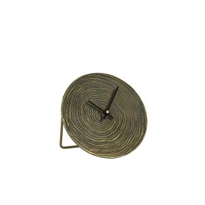 Alocil klok Ø15 cm - antiek brons swirl