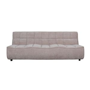 Label51 Albero 3-zitsbank 211x92x91 cm - clay elite/zwart hout