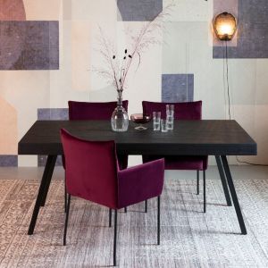 Sauda eettafel zwart