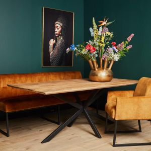 Rechthoekige eettafel Arlington - 240 cm - naturel