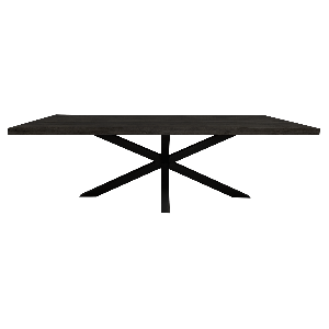 Eettafel Denver 160 cm rechthoek - zwart