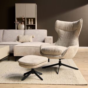 Fauteuil Olivia - taupe
