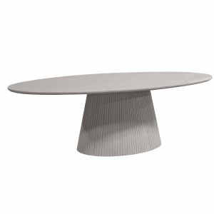 Eettafel Solana 240 cm ovaal - taupe