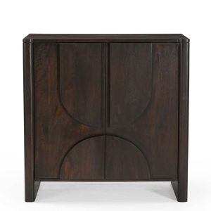 Wandkast Zana 80 cm - donkerbruin