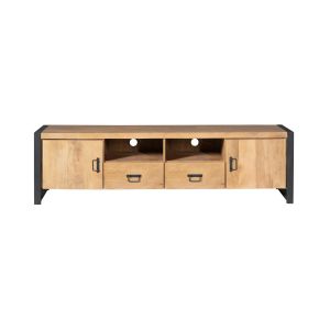 Starfurn Tv meubel Britt met deuren en lade 200 cm - naturel