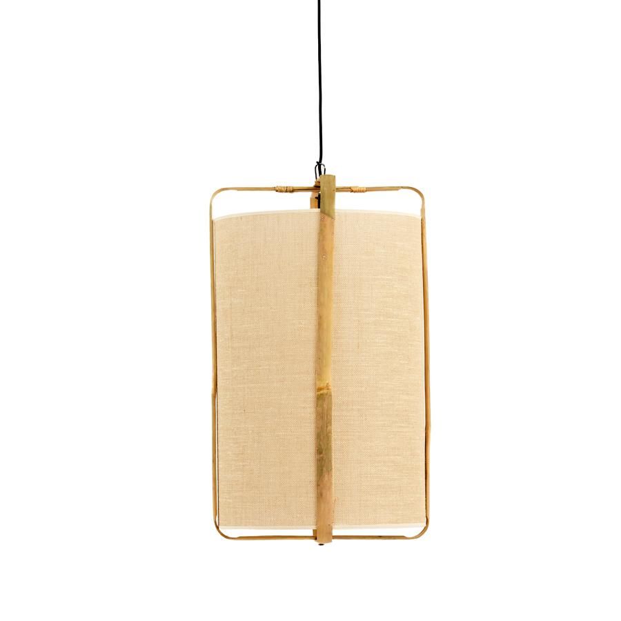 Light & Living Sendai hanglamp Ø42 cm - zand/bamboe