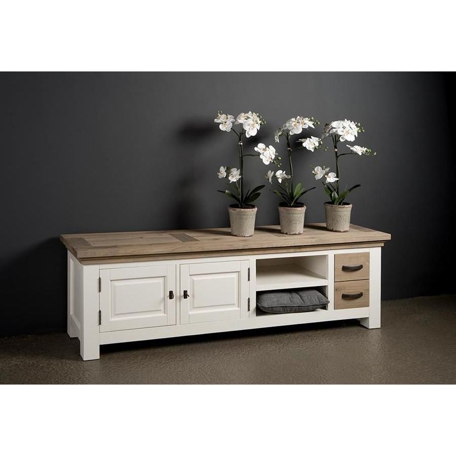 Tower Living Parma tv-meubel - 190 cm - wit