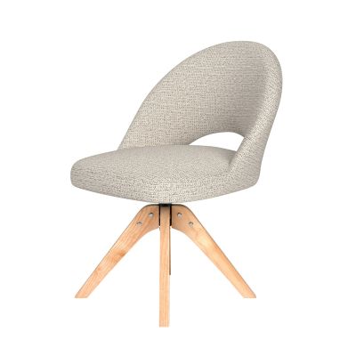 Puur Misty draaistoel hout